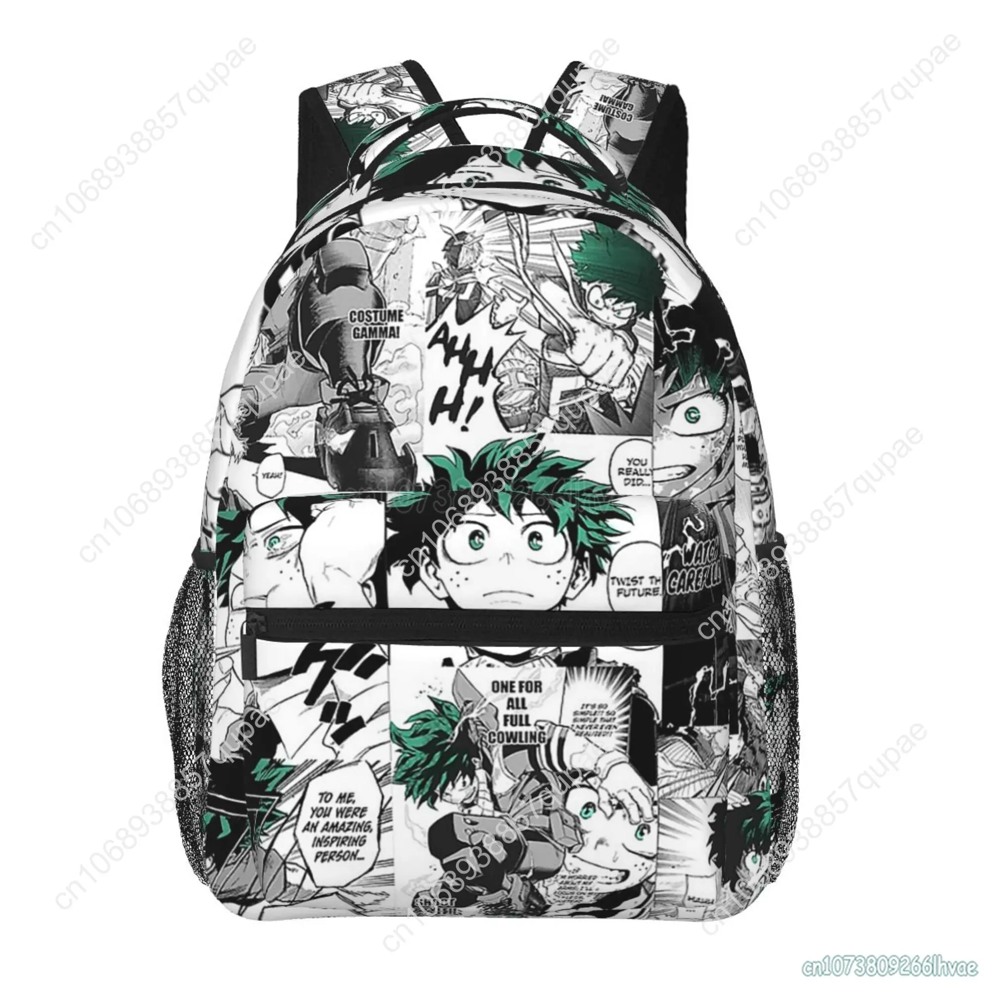 Todoroki BNHA Backpacks Boku No My Hero Academia Anime Manga Travel Daypack Unisex Softback Laptop Backpack Student School Bags