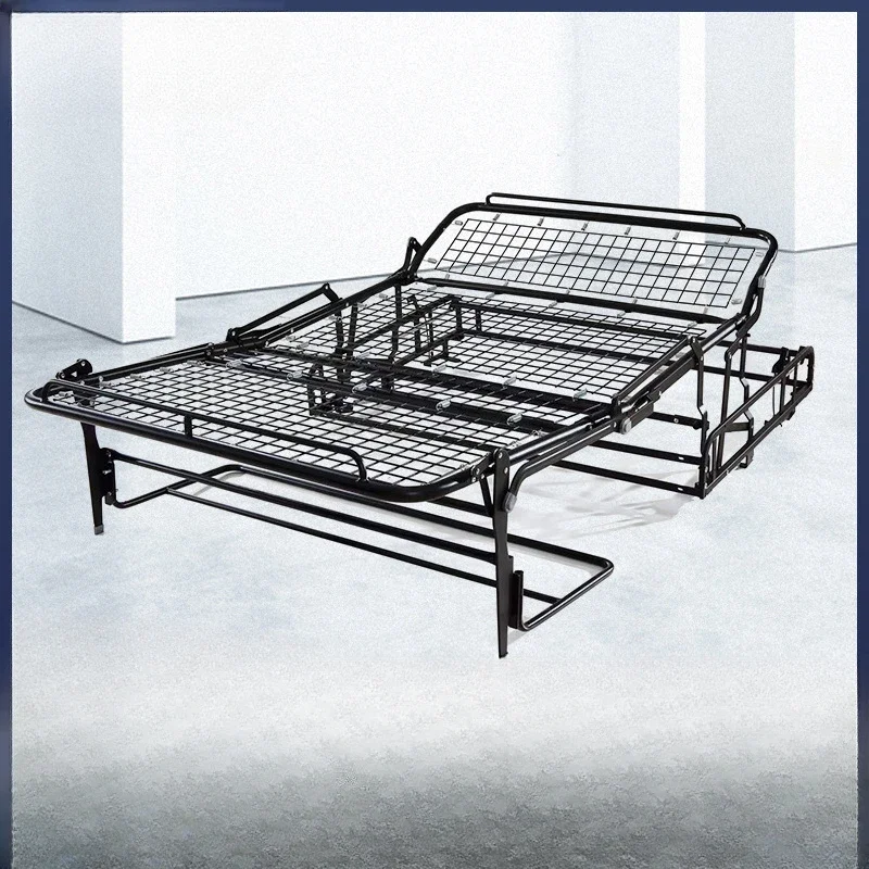 

Sofa bed frame three fold iron frame dual-purpose office double hotel sofa bed iron frame