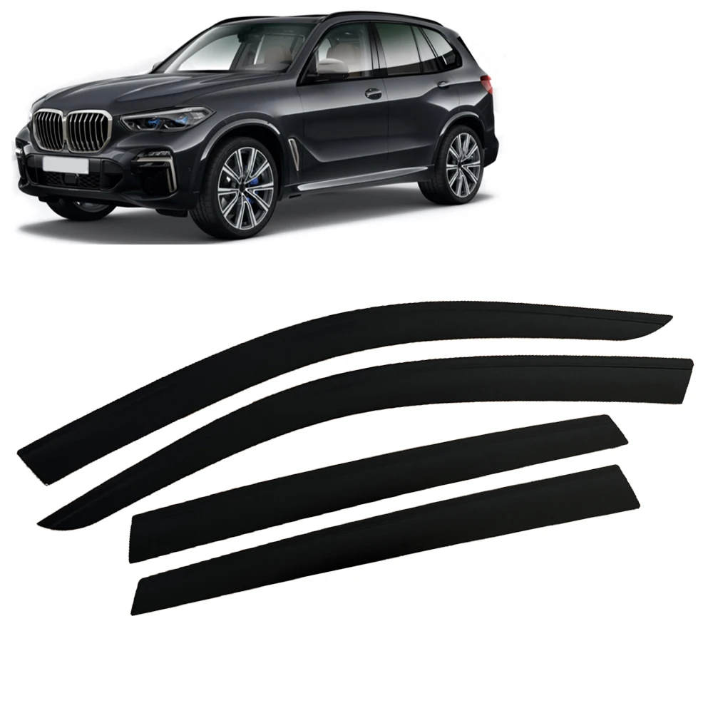 

Window Visor for BMW X5 G05 2019 2020 2021 2022 2023 Wind Deflectors Rain Guards Door Visor Vent Shades Ventvisor Sun Rain Vent