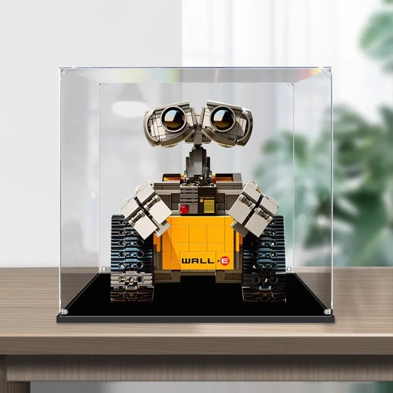 

Acrylic Display Box For Lego 21303 Wall-E robot Dustproof Clear Display Box Showcase Kid‘s Xmas Gift Not Include The Model