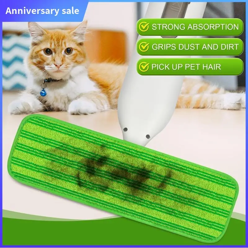 

LUCK-4 шт. многоразовые подушечки для швабры Swiffer, сменные подушечки для швабры, 12-дюймовые сменные подушечки для швабры для чистки дерева и многоповерхностного пола