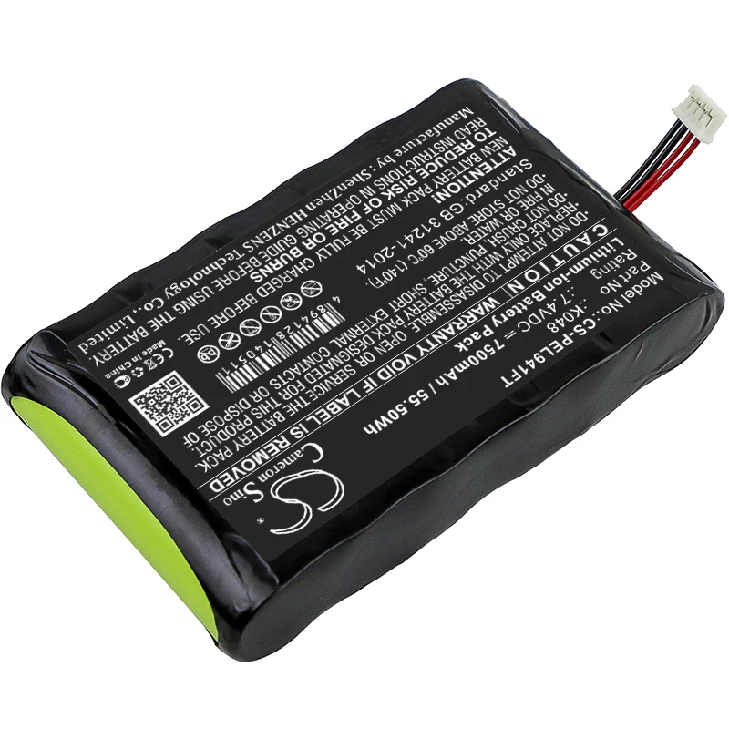 CS Flashlight Battery for Pelican 9410 9410L 9413-301-001 K048 7500mAh/55.50Wh Li-ion 7.40V