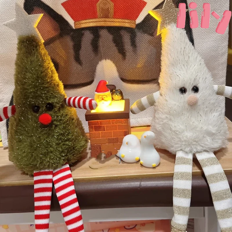 

Рождественские украшения, милые плюшевые игрушки, фигурки рождественской елки, куклы для домашней вечеринки, изысканные и креативные украшения, Рождественский подарок