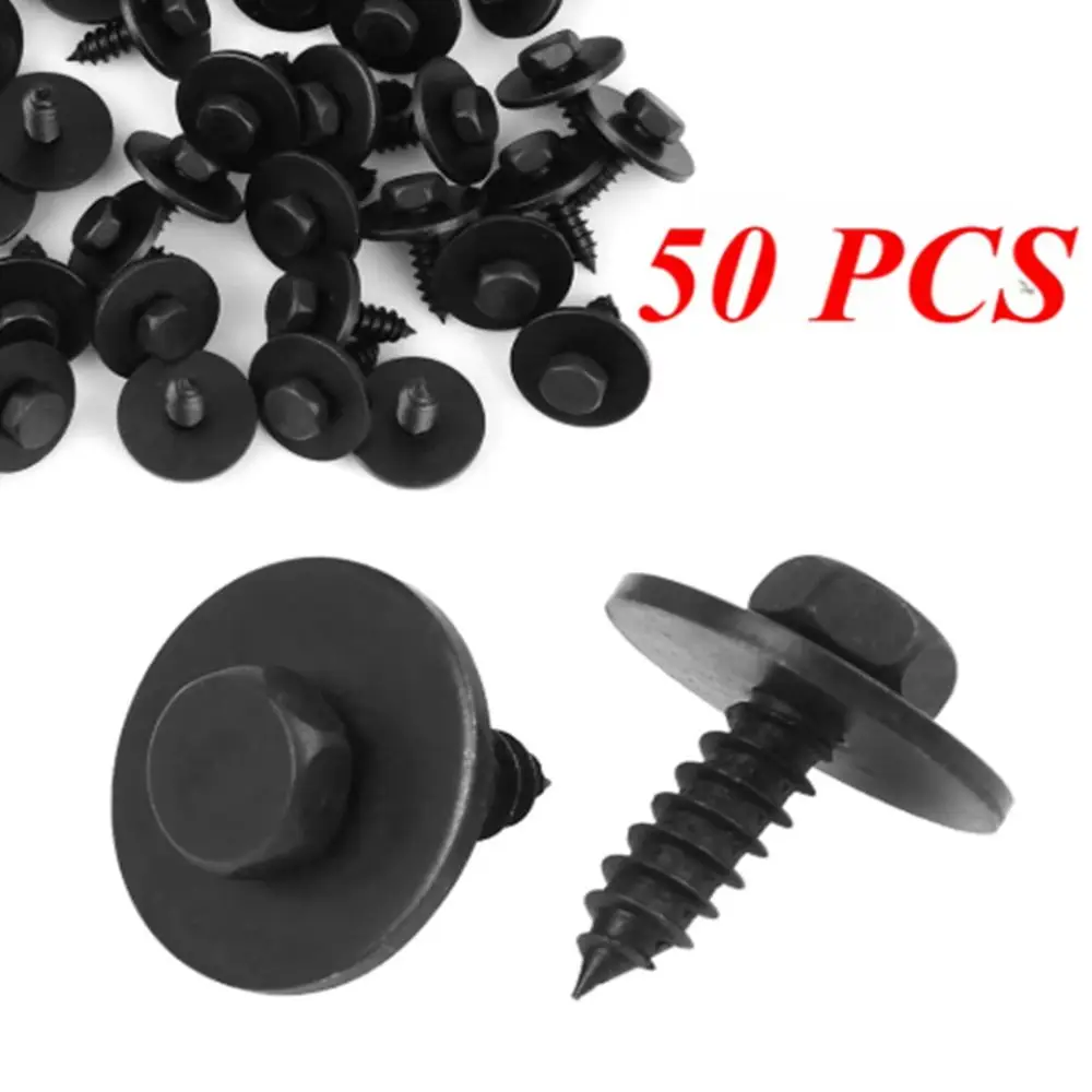 Automotive Fender Liner Bumper Fastener Screw For BMW Vehicle Body Mudguard Shield Steel Bolt Hardware Replacement Part