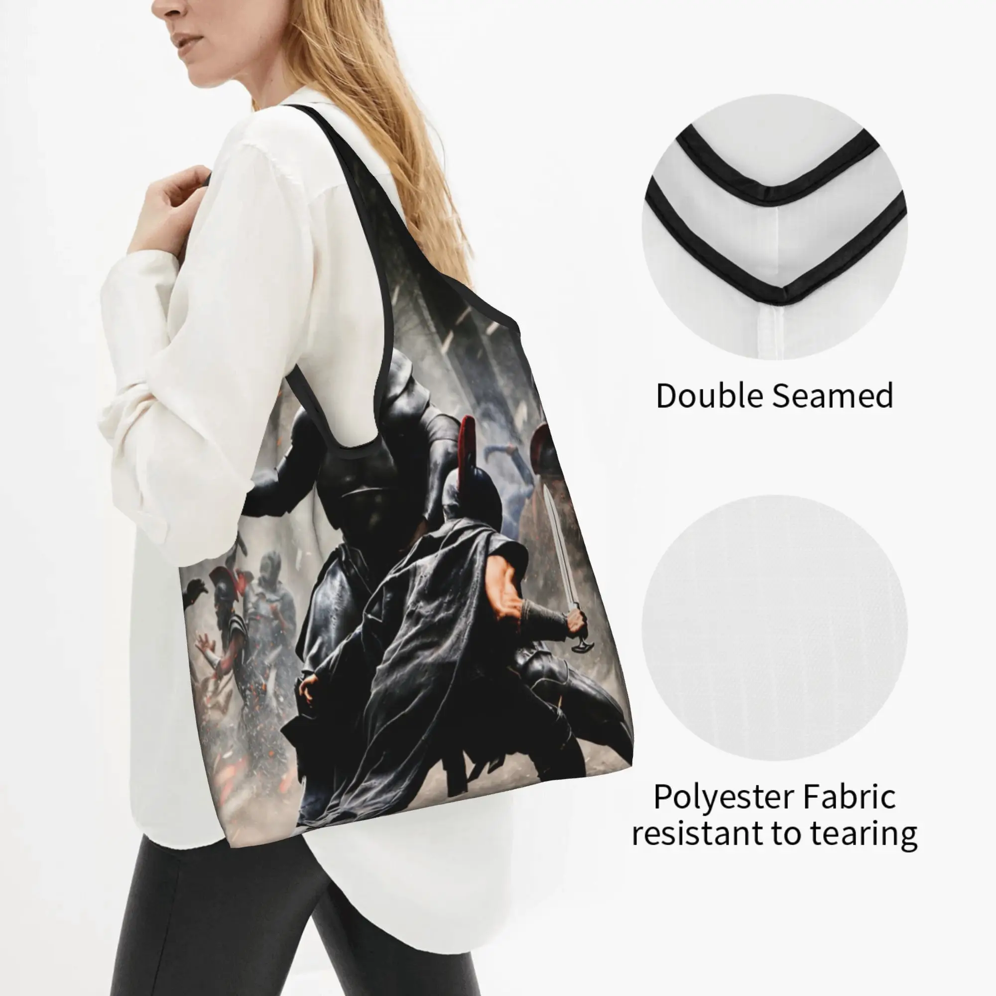 Fashion Printed O-Odysseyes Hot Comic Tote Shopping Bag Portable Shopper Shoulder Fantasy  Handbag