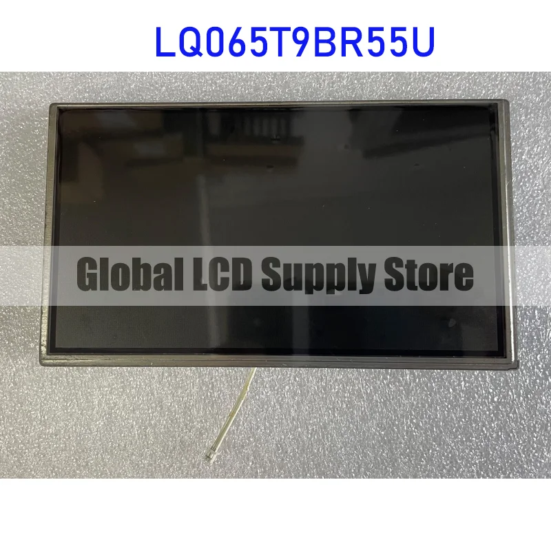 Original LCD Display Screen Panel para Sharp, novo e transporte rápido, 100% testado, LQ065T9BR55U, 6,5 polegadas