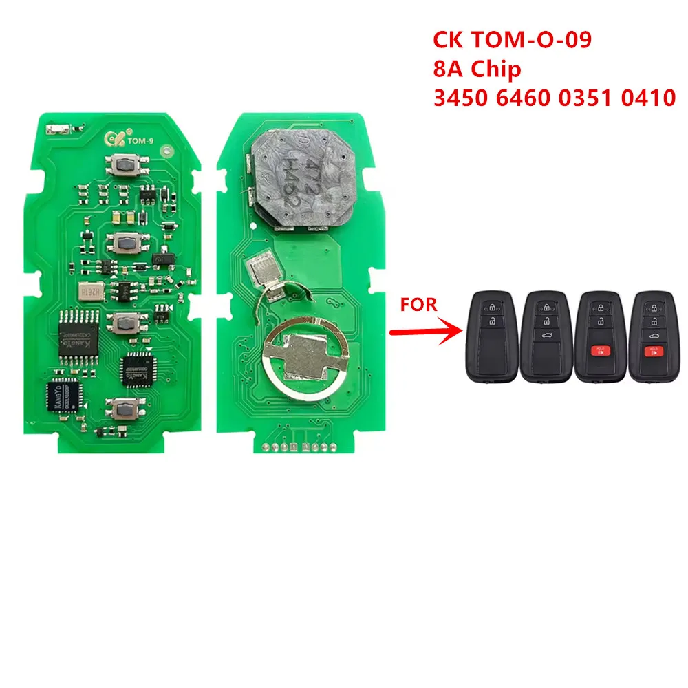 

NEW! CK TOM Series TOM-O-09 Universal Car Smart PCB 8A Chip Type Auto Remote Circuit Board For Toyota Highlander RAV4 Avalon Pri
