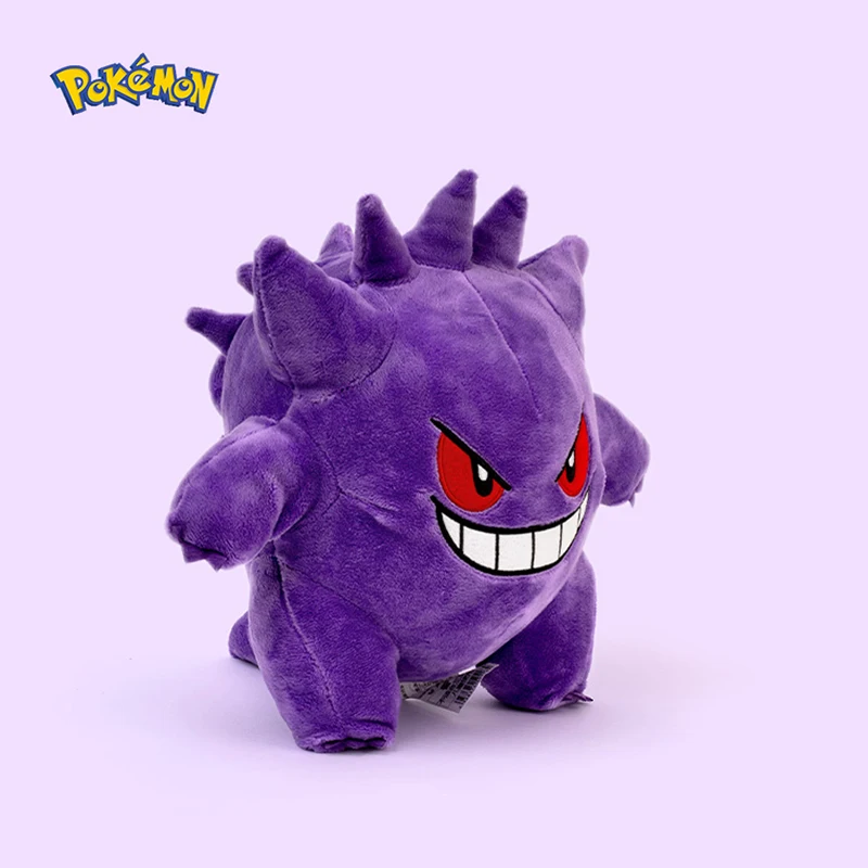 Pokemon Kawaii Gengar Stuffed Toys Cartoon&Cute Plush Dolls Throw Pillow Birthday Gift  For Kids Friends Halloween Decoration