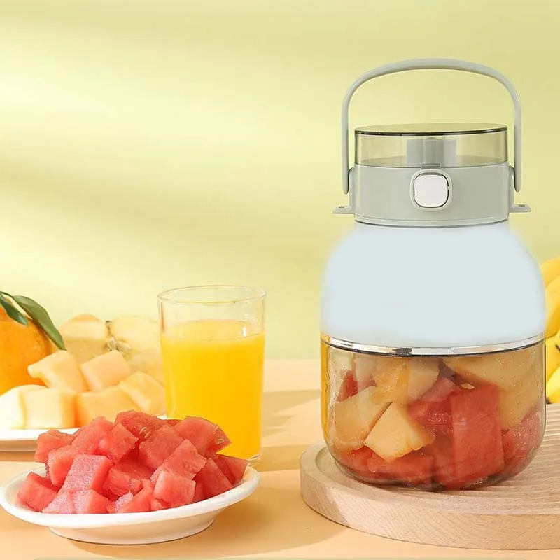 

Hot Selling Usb Charging Large Fat Cup Fruit Juicer Can Squeeze Water And Juice Anytime And Anywhere Juice Cup Ice Crusher