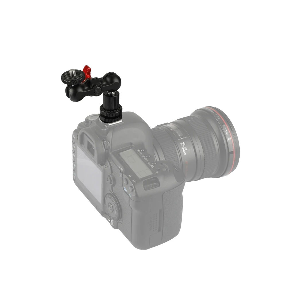 HDRIG 1/4 "-20 Bóng Đầu Nối Dài Cánh Tay Với Giày Ốp Cho Camera Màn Hình/Đèn Pin