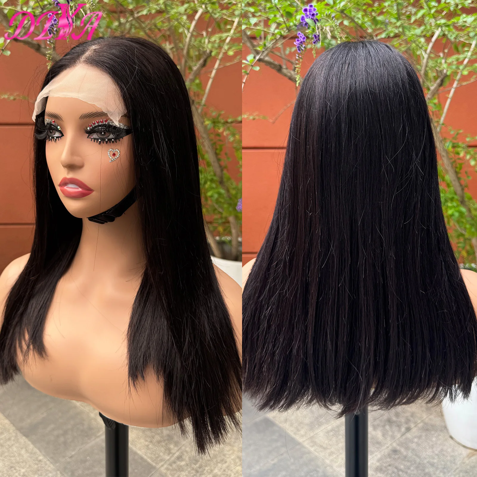 parrucche-bob-liscio-a-doppia-trama-da-8-16-pollici-in-capelli-umani-con-chiusura-in-pizzo-5x5-senza-colla-colore-naturale-corte-per-donne-nere