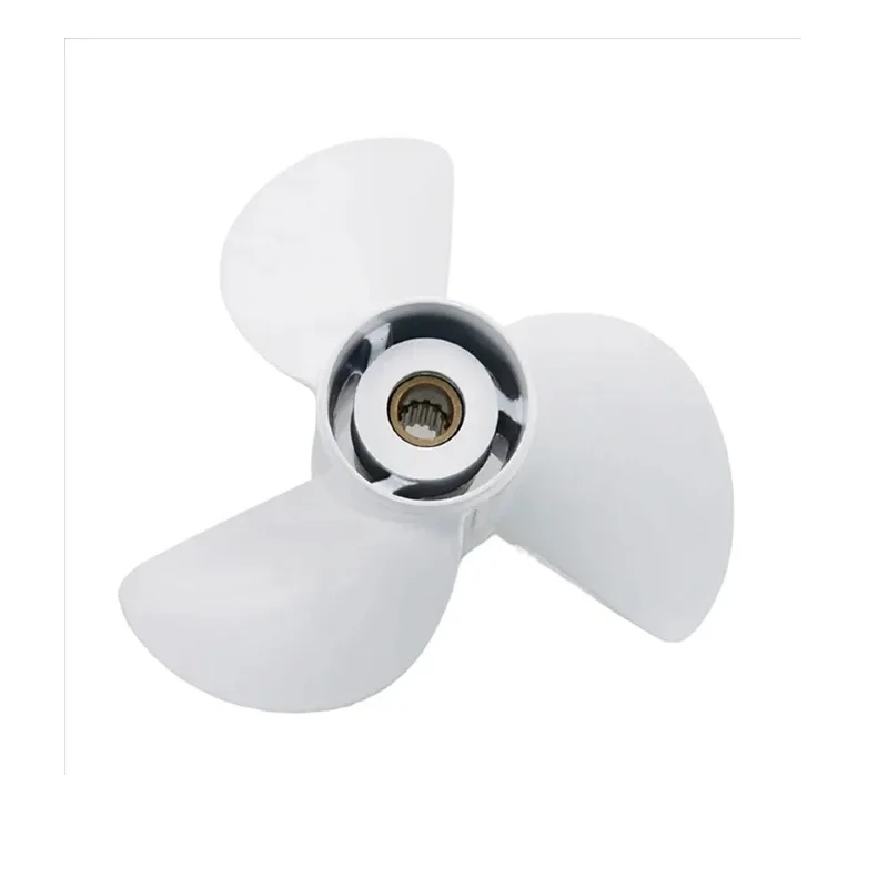 المروحة 13X19 مناسبة لمحرك ياماها الخارجي 50Hp 60Hp 75Hp 80Hp 115Hp 130Hp الألومنيوم 15 العمود الفقري Rh 6E5-45941-00-El