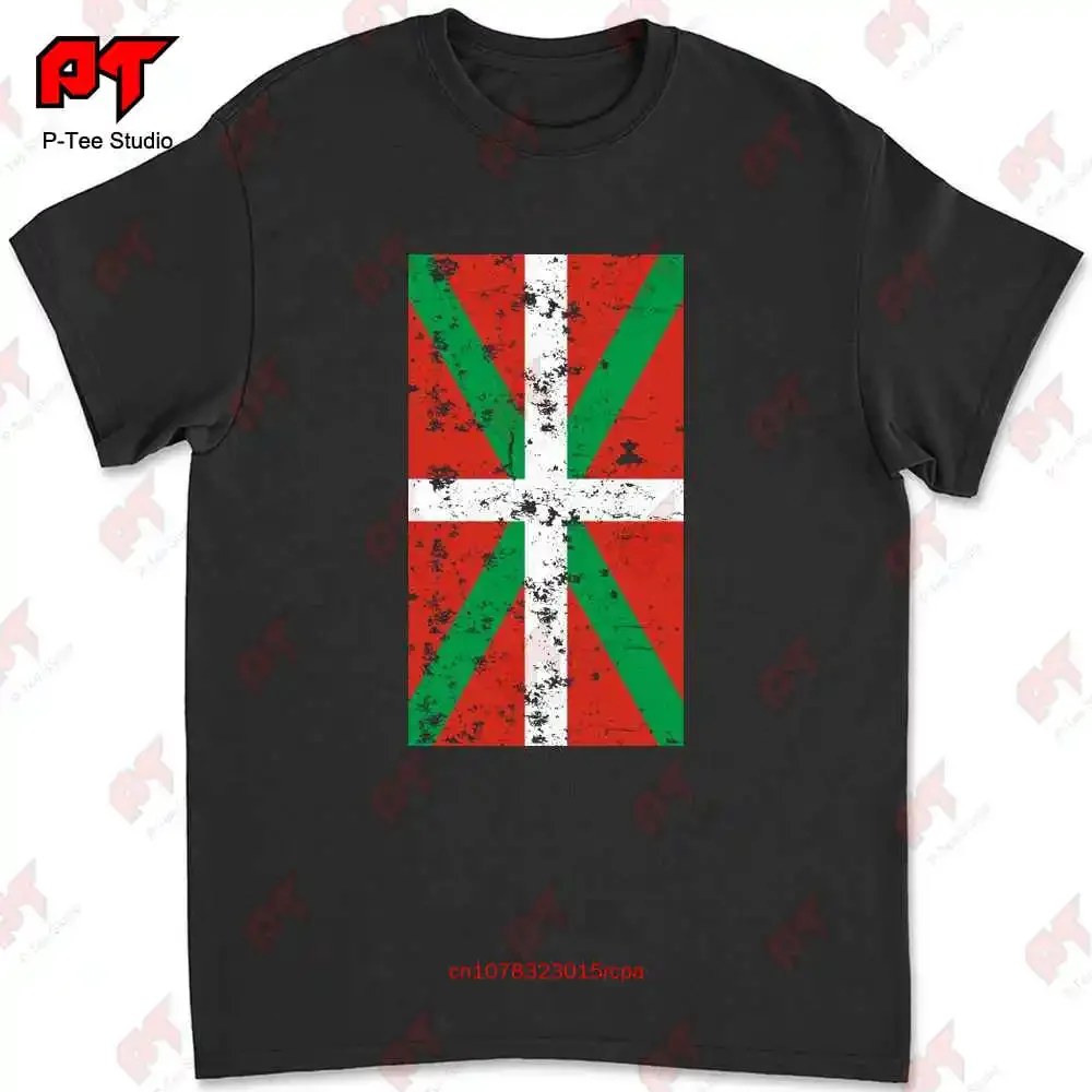 Baskenland Euskal Herria Euskadi Vasco Alle Grosen Neu T-shirt P7EO