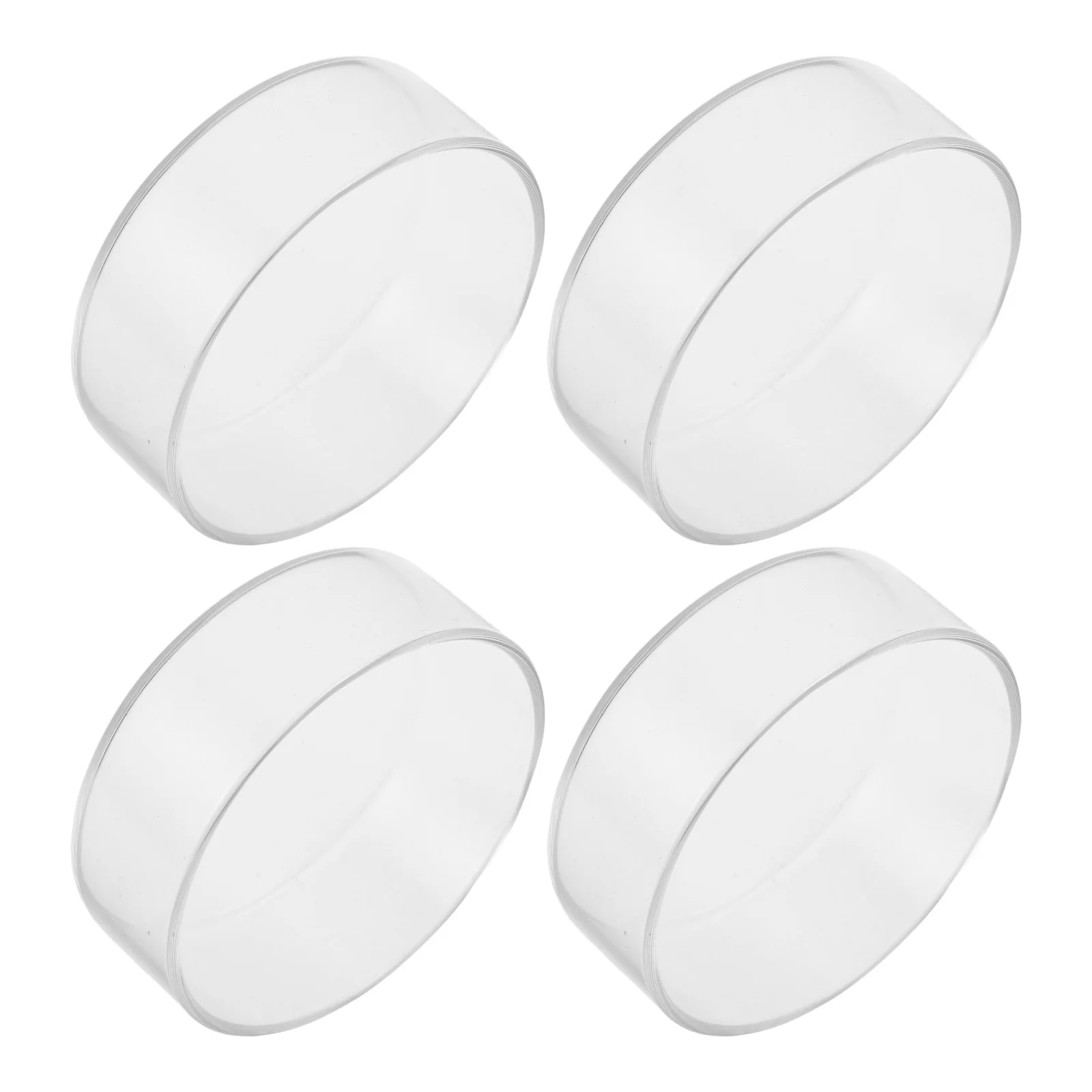 

High Foot Holder Cover Elegant Glass Lamp Shade Decorative Candlelight Accessory for Home Decor with Transparent