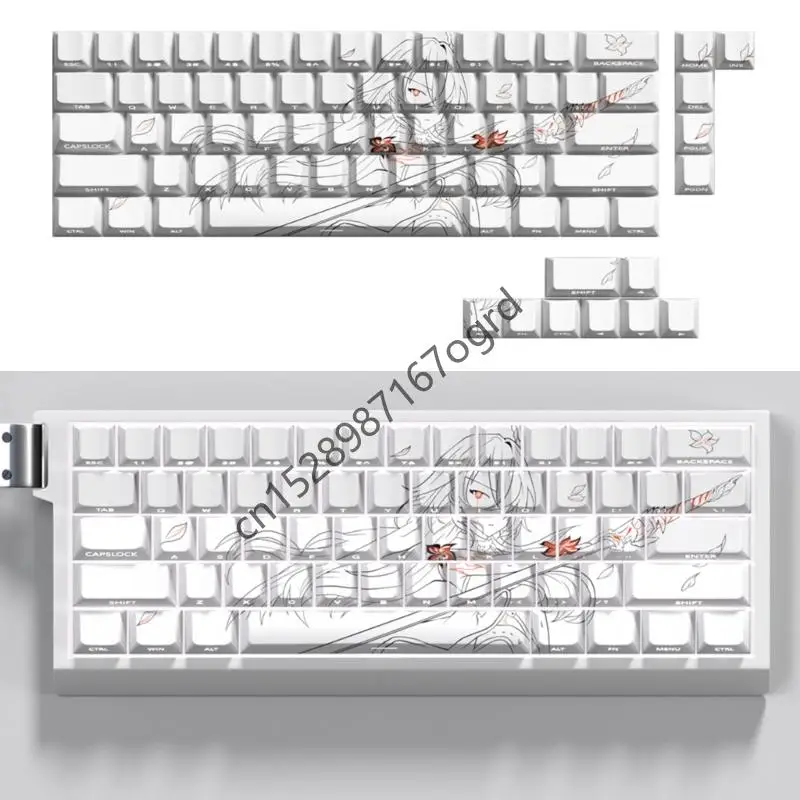 Keycaps ergonomiques Claviers mécaniques Keycaps PBT pour 61 67 68 Claviers PC ACCESSORATIONS PC COLLECTION DES ACCESSOIRES 634A