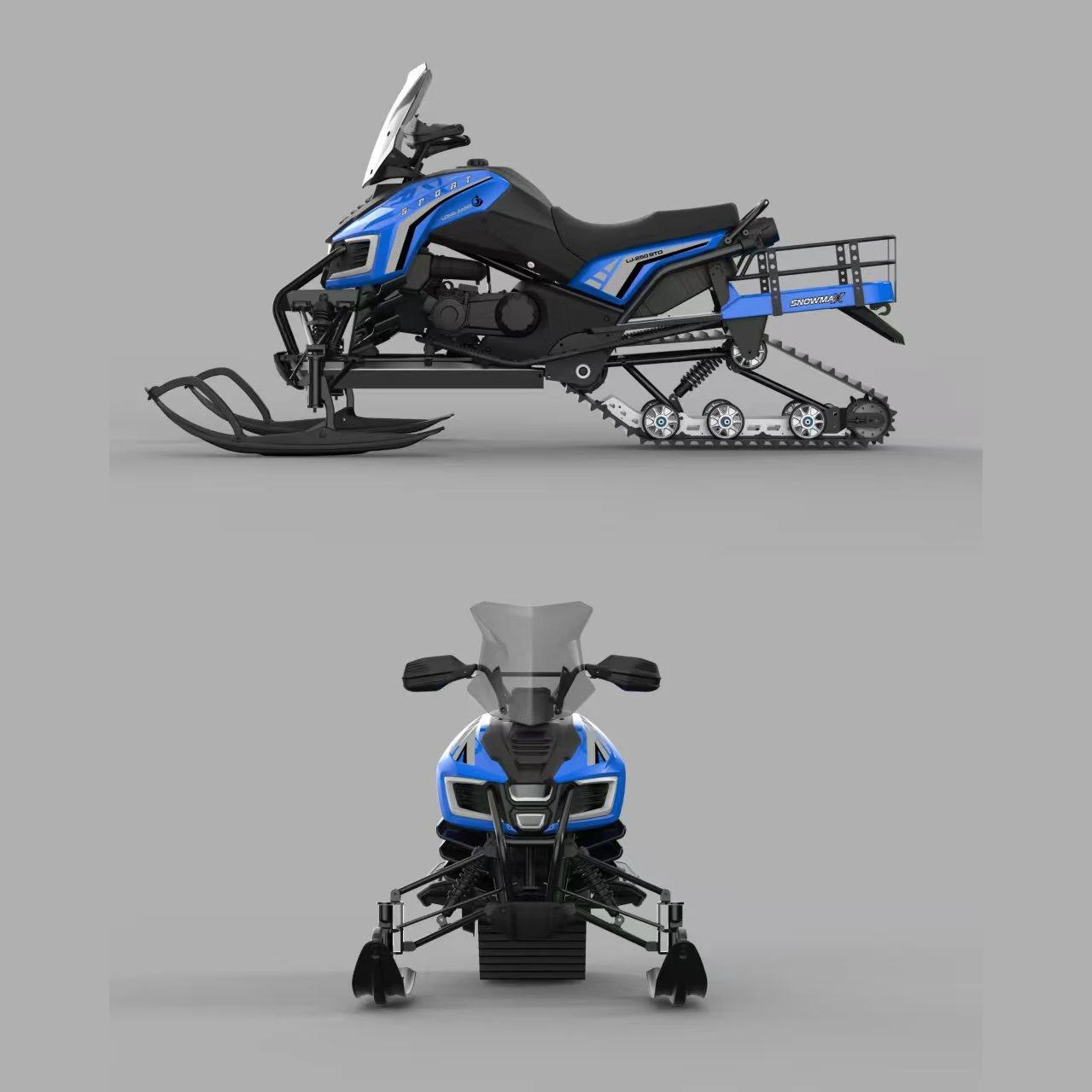 Snow Wolf-XL230 Snowmobile Track Ski Resort Off-Road Vehicle Snow Sled Motorcycle For Adventure Off-Road Motorcycle