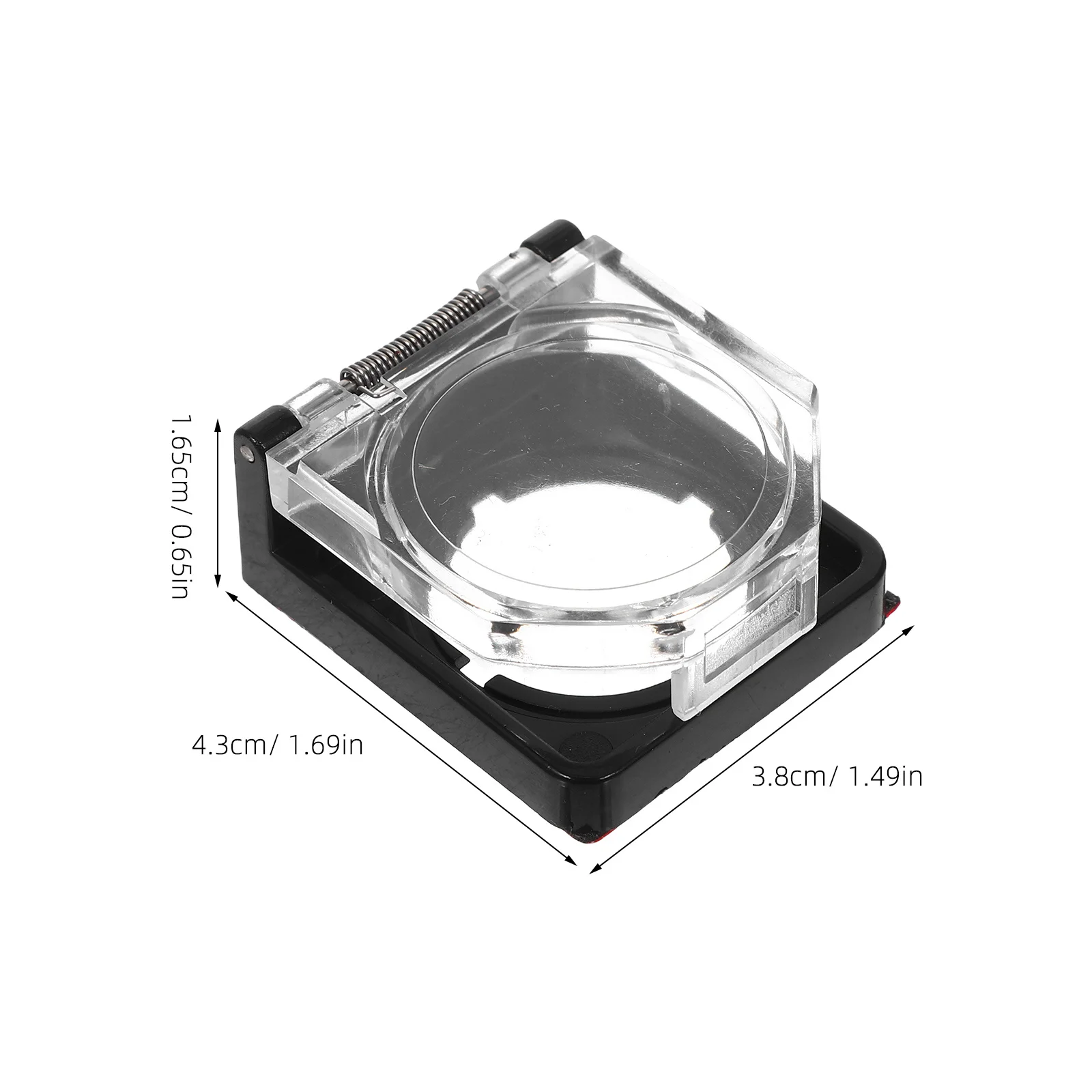 ฝาครอบปุ่มเปิดปิด 2 ชิ้น ขนาด 22 มม. พลาสติกใส ปุ่มกดทรงกลม ติดตั้งง่ายด้วยกาวในตัว สำหรับเครื่องจักรอุตสาหกรรม ปุ่มหยุดฉุกเฉิน