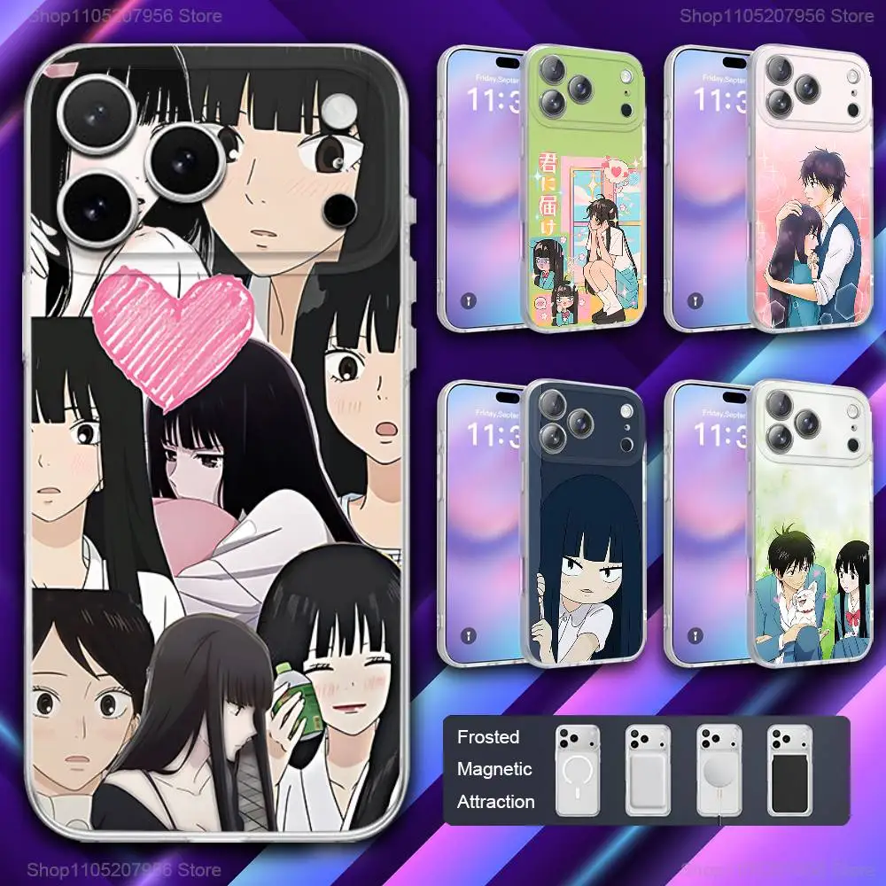 K-Kimi ni Todoke S-Sawako غطاء هاتف مغناطيسي بلوري لهاتف iPhone 17,11,16,12,15,14,13,Pro,Plus,E,Max,Air,Mini