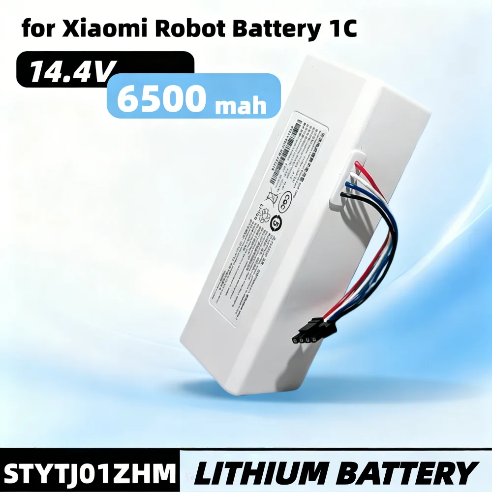 

Original 14.4V 5200mAh Battery Compatible for Xiaomi Mijia 1C STYTJ01ZHM P1904-4S1P-MM Robot Vacuum Cleaner Accessories