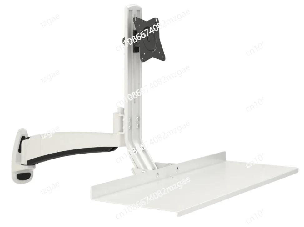 Monitor Tastiera per computer Staffa per macchina all-in-one Rack da parete per schermo con braccio con supporto per tastiera