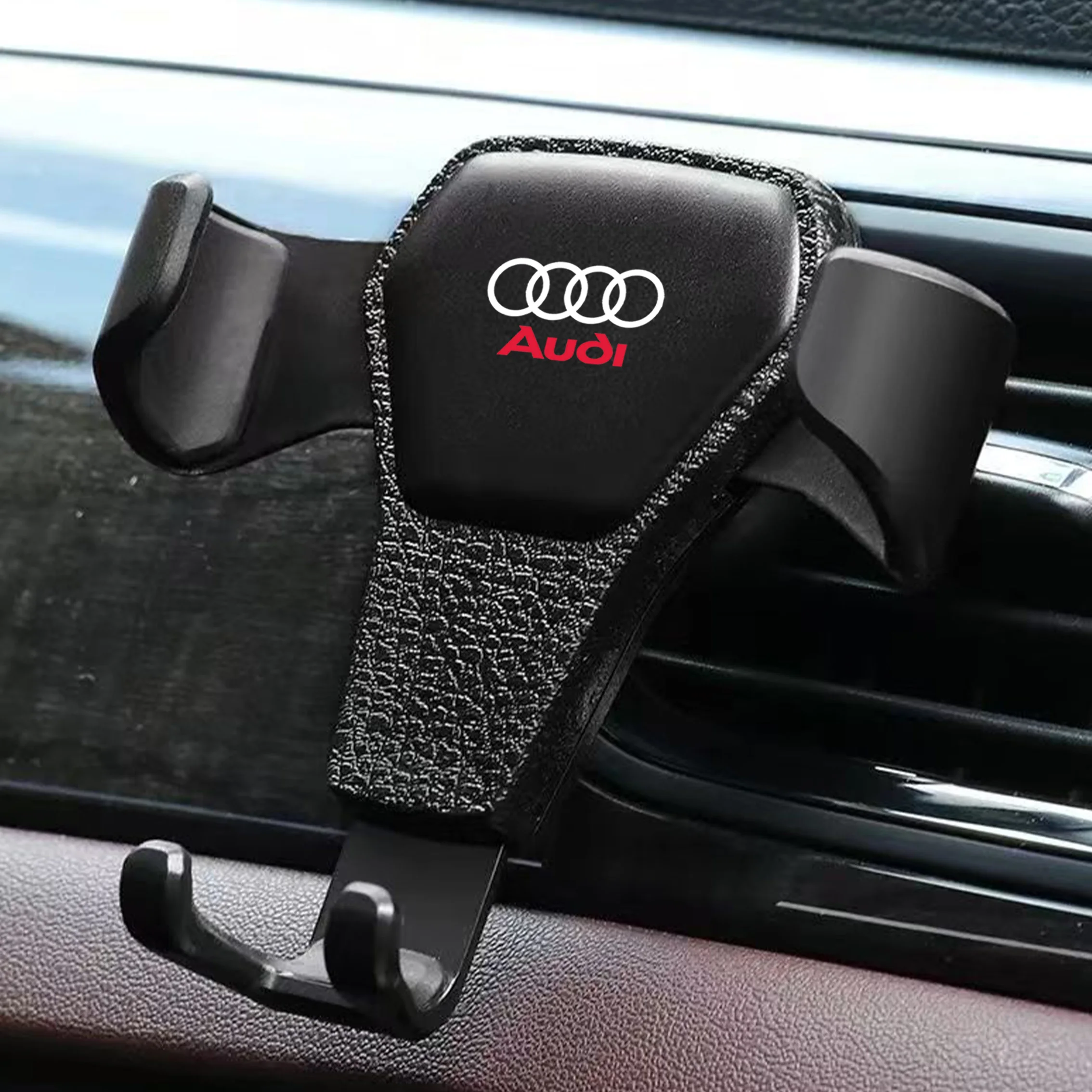 Gravity Car Phone Holder Air Vent GPS Stand Accessories For Audi sline A4 B7 B8 B9 A3 8P 8V 8L A5 A6 C6 C5 C7 4F A1 A7 A8 Q2 Q3