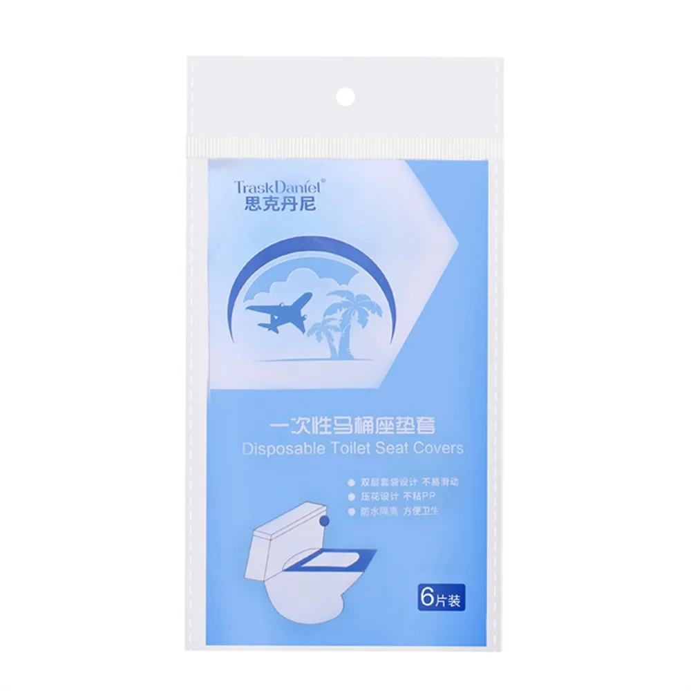 Toilet Periphery Isolation Double Clean Unit Weight 0.02kg Color White Eseentail For Going Out Disposable Toilet Mat