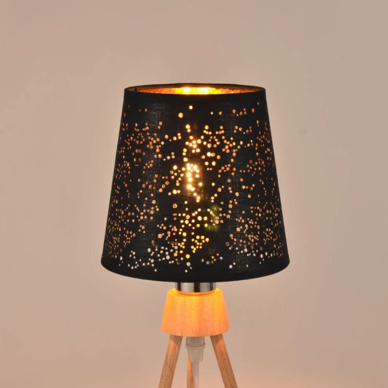 3Pcs Clip on Chandelier Shades Bells Lamp Covers Elegant Lampshade Fabric Lamp Shades Suitable for Home Decors