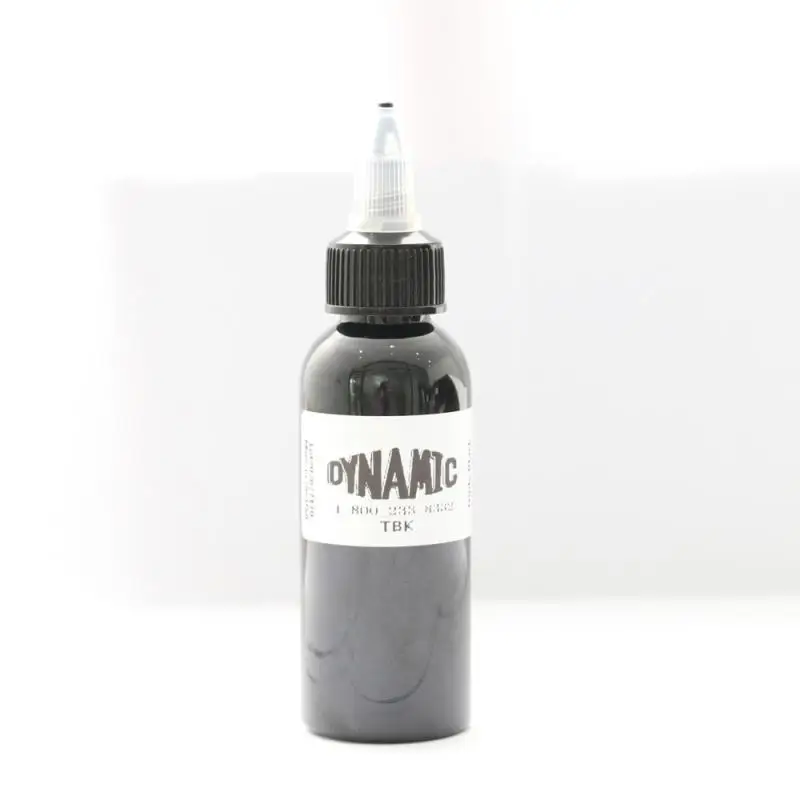 Tinta de tatuaje de Triple pigmento negro dinámico, Material de maquillaje de calidad, 60ml, 90ml, 120ml