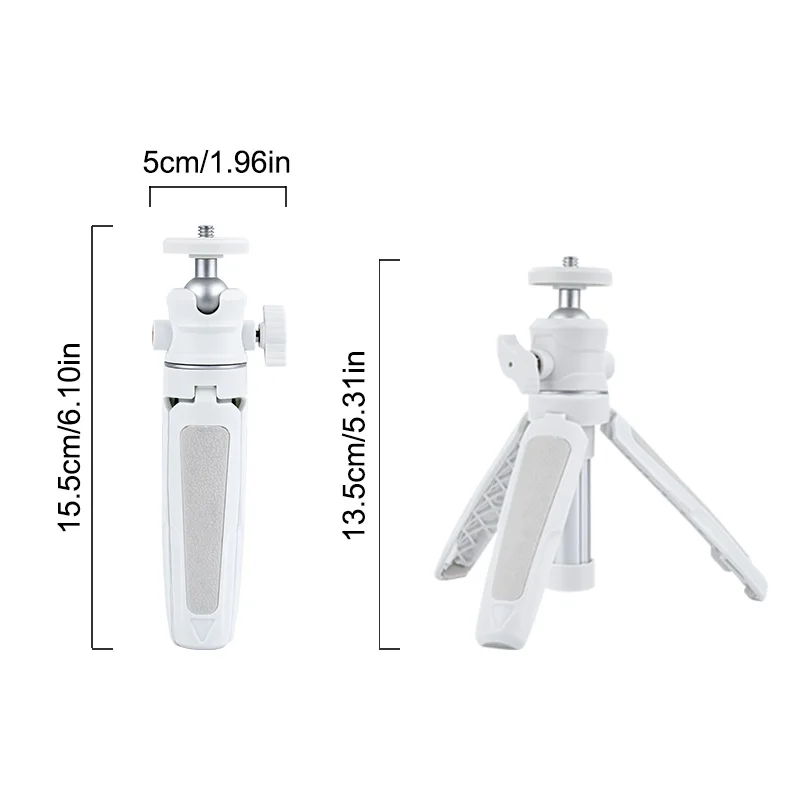 Extendable Desktop Tripod Micro SLR Camera  Gopro Vlog Rotating Mini Tripod  for Gopro Hero 12 Mobile phone DJI Action insta360