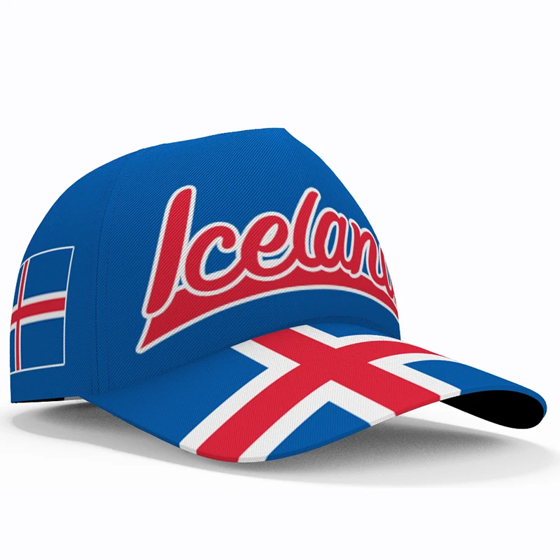 

Iceland Baseball Caps Free 3d Custom Name Team Logo Is Hats Isl Country Travel Icelandair Nation Icelandic Flag Fishing Headgear