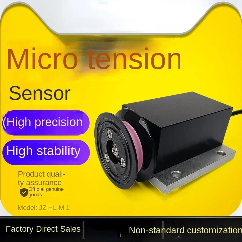 Miniature Tension Sensor JZHL-M1 Textile Hairline Rule Woven Belt  Aluminum Wire Copper  Cable