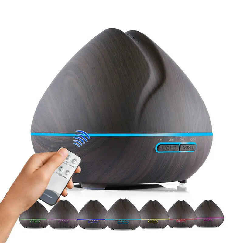 400ml 500ml umidificatore elettrico diffusore di aromi diffusori di aromaterapia ultrasuoni freddo nebulizzatore Fogger LED casa essenziale