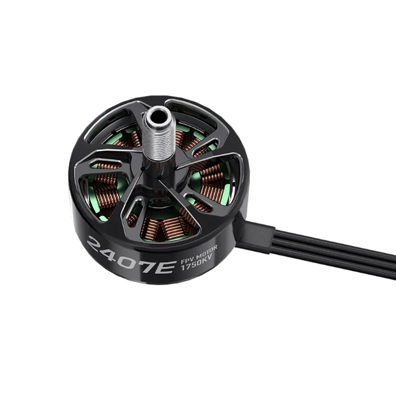 GEPRC SPEEDX2 2407E Motor 1750KV alto par baja potencia uso adecuado para 5-6 pulgadas Racing FPV Quads Racing RC Drone multicóptero