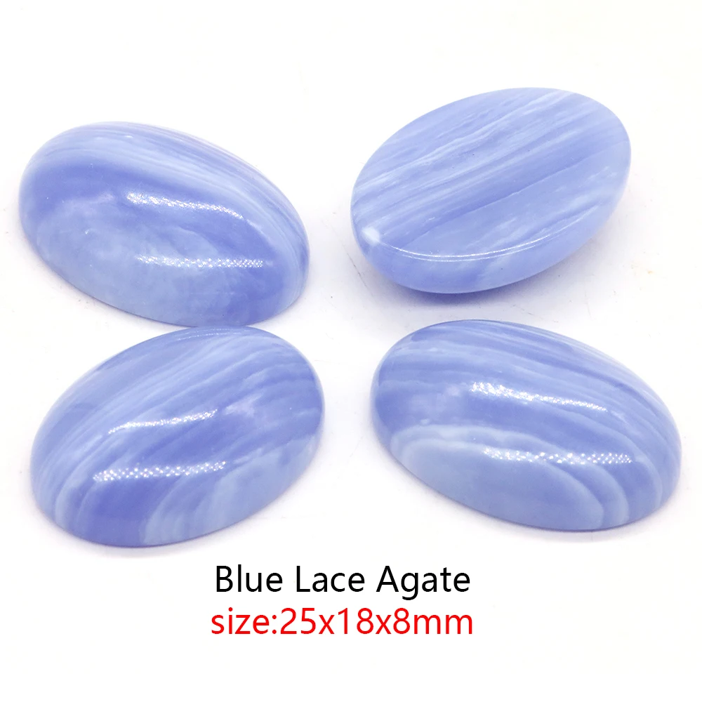 Synthesis Round Blue Lace Agate Crystal Tumbled Bulk Gem Healing Mineral  for Making Jewelry Diy Handmade Bracelets Accessories