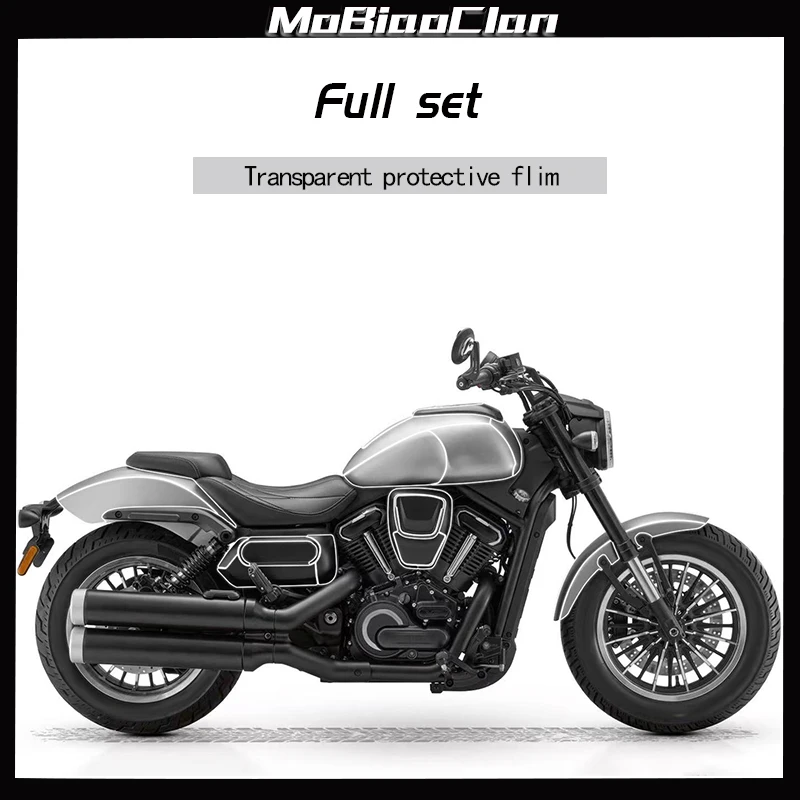 For QJMOTOR FLASH 600 V2 Classic 2026 Invisible Car Cover Fuel Tank Film Modification Motorcycle Scratch Resistant Accessories