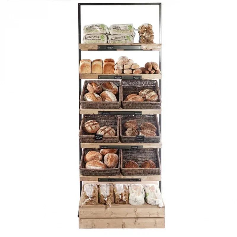 custom.Multi-layer Classification Miscellaneous Bread Storage Holder Rack Store Metal Folding Rack Shelf