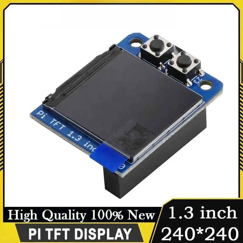 

1,3-дюймовый IPS TFT дисплейный модуль 240x240 с драйвером ST7789, интерфейсом SPI, 3,3 В, полноцветный ЖК-экран для Raspberry Pi, Arduino, STM32