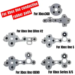 For Xbox Series X S Controller Conductive Rubber Button for Xbox One S Elite 2 D-pad Contact Key Buttons Rubber Pads