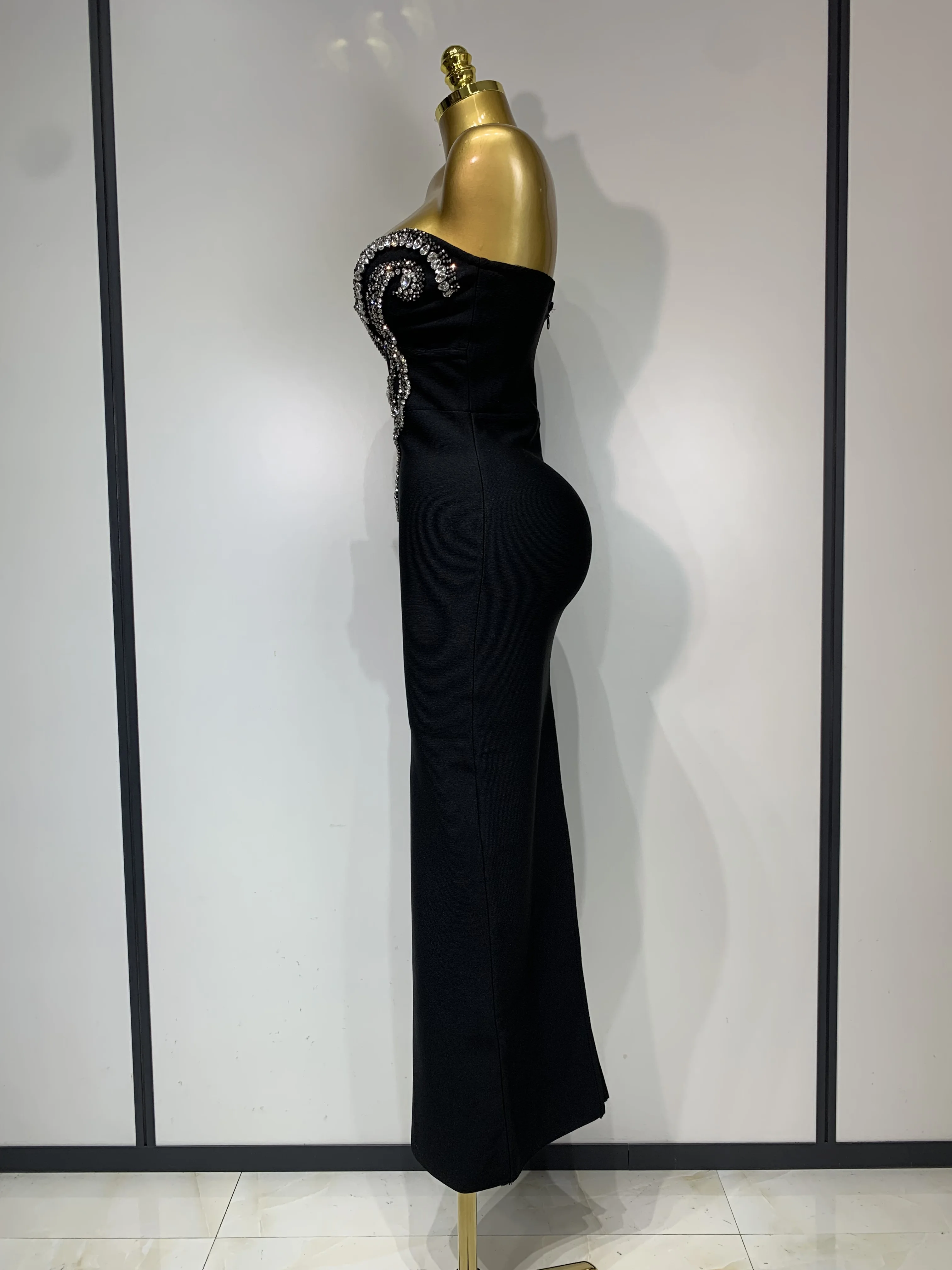 Celebrity Elegant Beading Strapless Bodycon Bandage Dress Women Fancy Club Party Luxury Diamonds Evening Party Birthday Dresses - AliExpress 200000345 Celebrity Elegant Beading Strapless Bodycon Bandage Dress Women Fancy Club Party Luxury Diamonds Evening Party Birthday Dresses - AliExpress 200000345