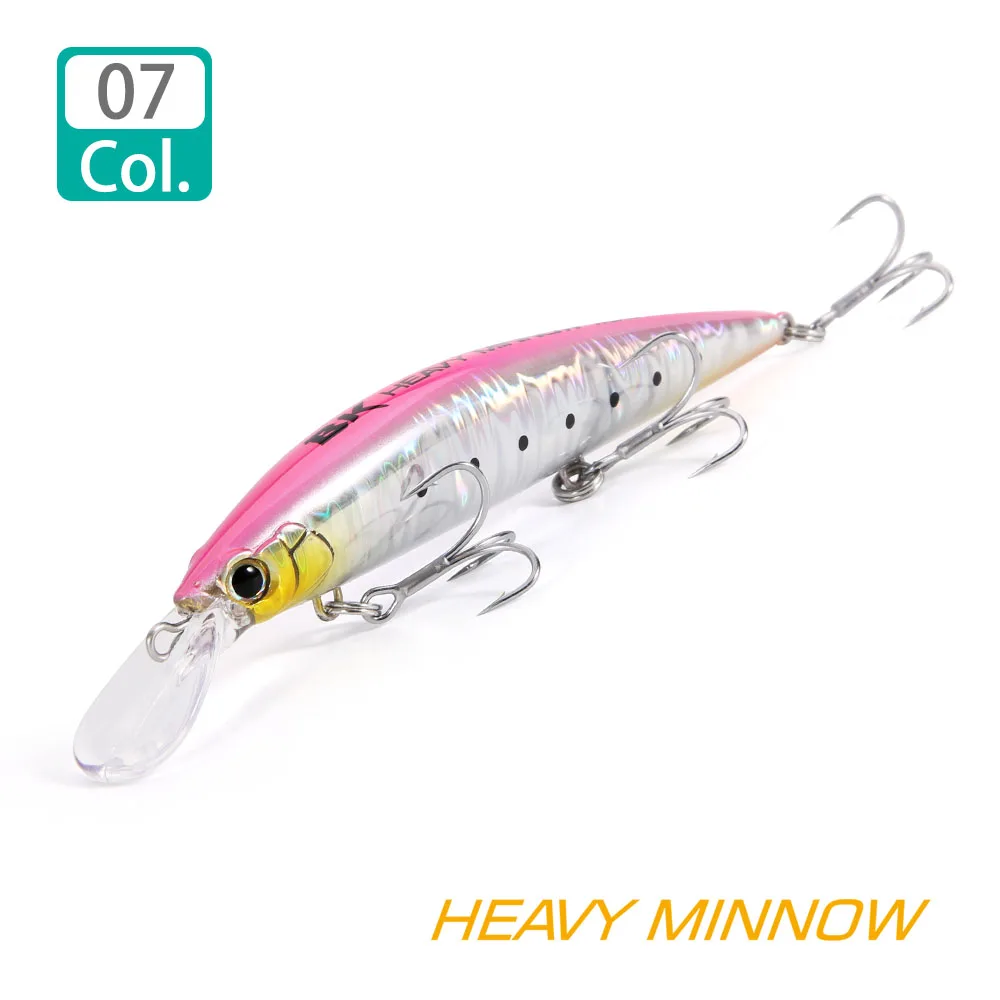 FSTK Neuer Schwer Sinkender Minnow 110S 37g 90S 28g 70S 16g Salzwasser Weitwurf-Angelköder Meeres-Kunstköder