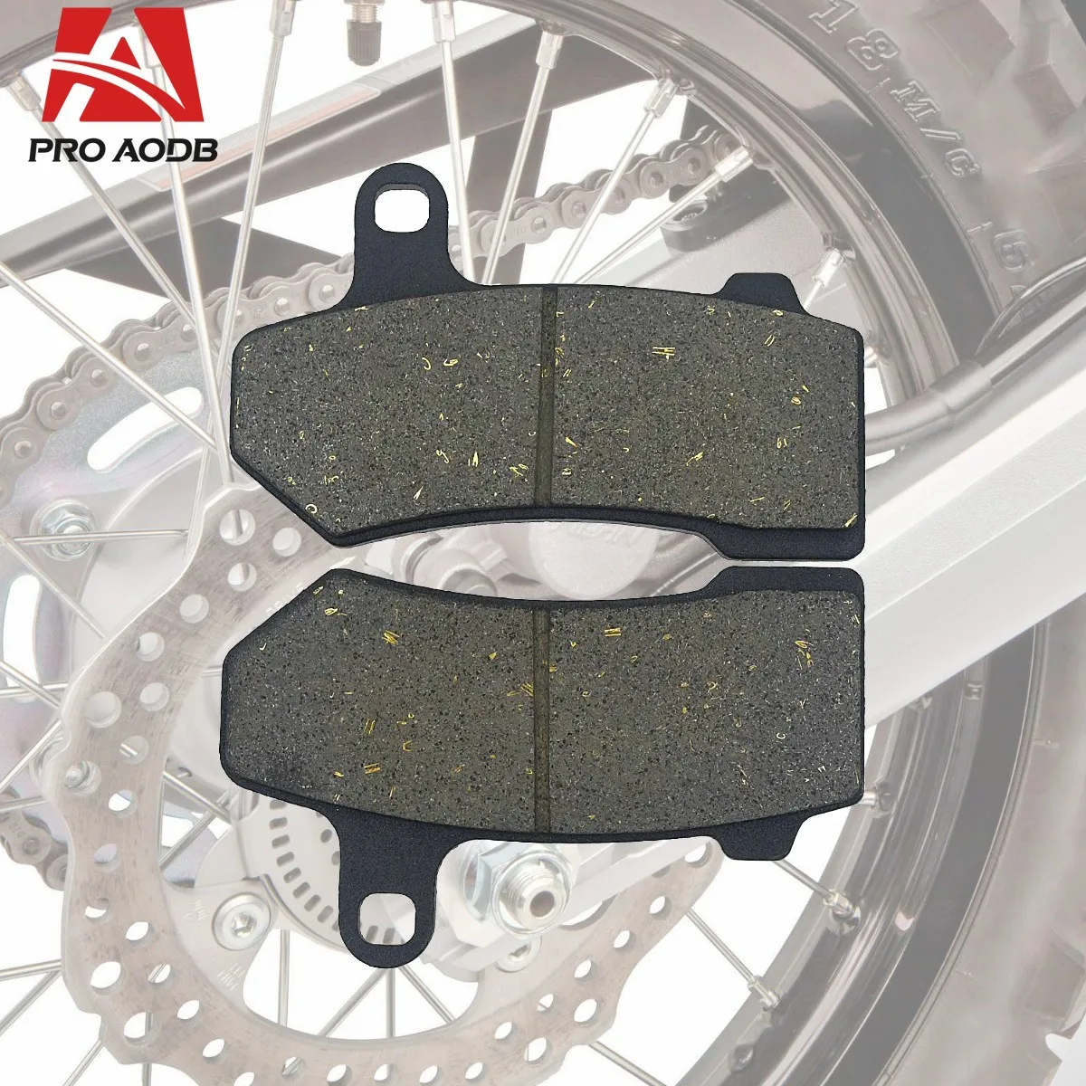 

For Harley V-Rod VRSCR Street Rod VRSCD Night VRSCAW VRSCDX VRSCX VRSCF VRSC FLHR Road King Motorcycle Front and Rear Brake Pads