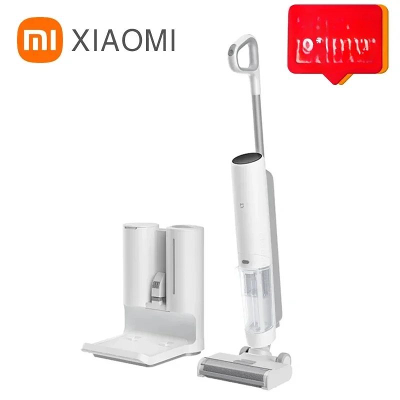 XIAOMI MIJIA High Temperature Wireless Wet Dry Vacuum Cleaner Hot Water Washing Mop Handheld Smart Floor Washer Self Cleaning