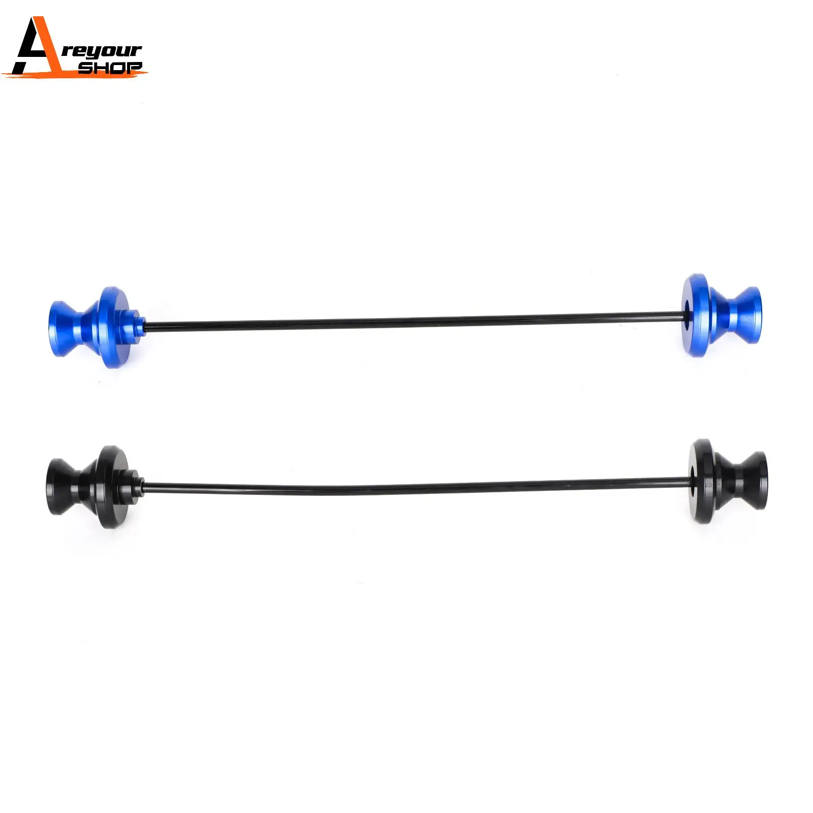 

Areyourshop Wheel Axle Frame Sliders Swingarm Spools for Yamaha Tenere 700 2019 2020 2021 Motorcycle Parts