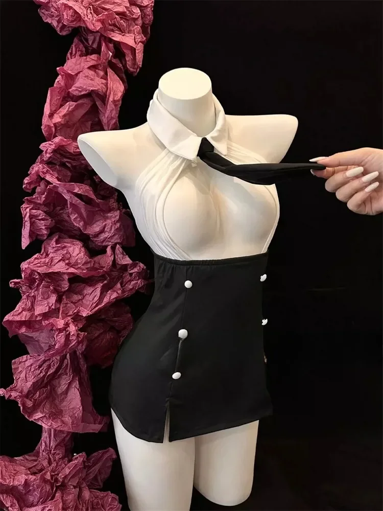 Onlyfans-body de secretaria, juego de rol, Cosplay exótico, ropa de Anime, traje porno, busto abierto expuesto, lencería fetiche, disfraces eróticos