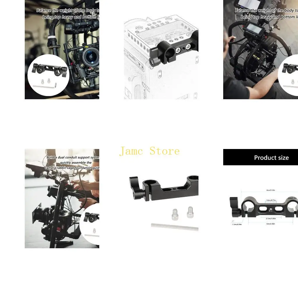 LX0B Quick Install 15mm Pipe Support Clamp Double Mounting Point For Secure Pipeline