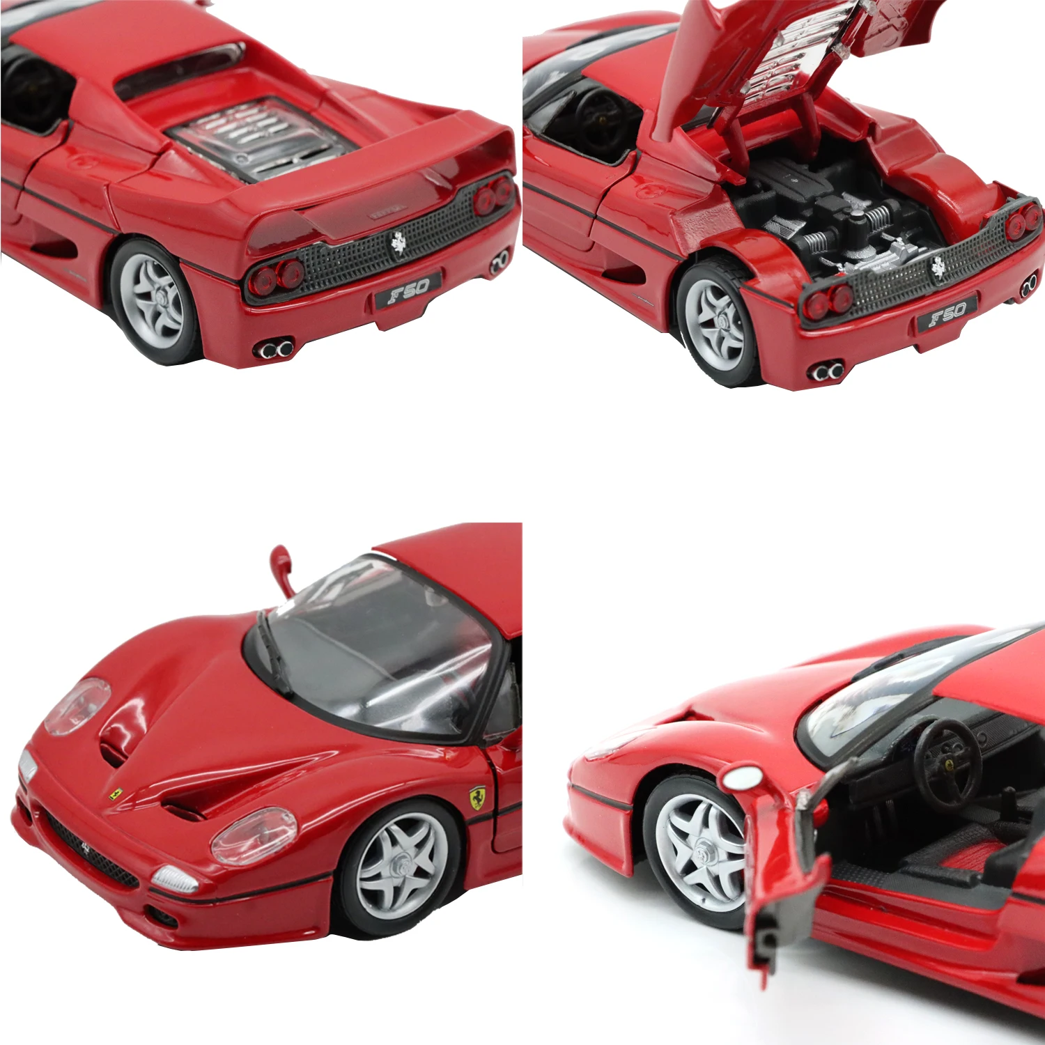 Bburago 1/24 FERRARI F50 Super Cars (1995) Diecast Alloy Cars Model F50 Ferrari Collection Gifts For Adults