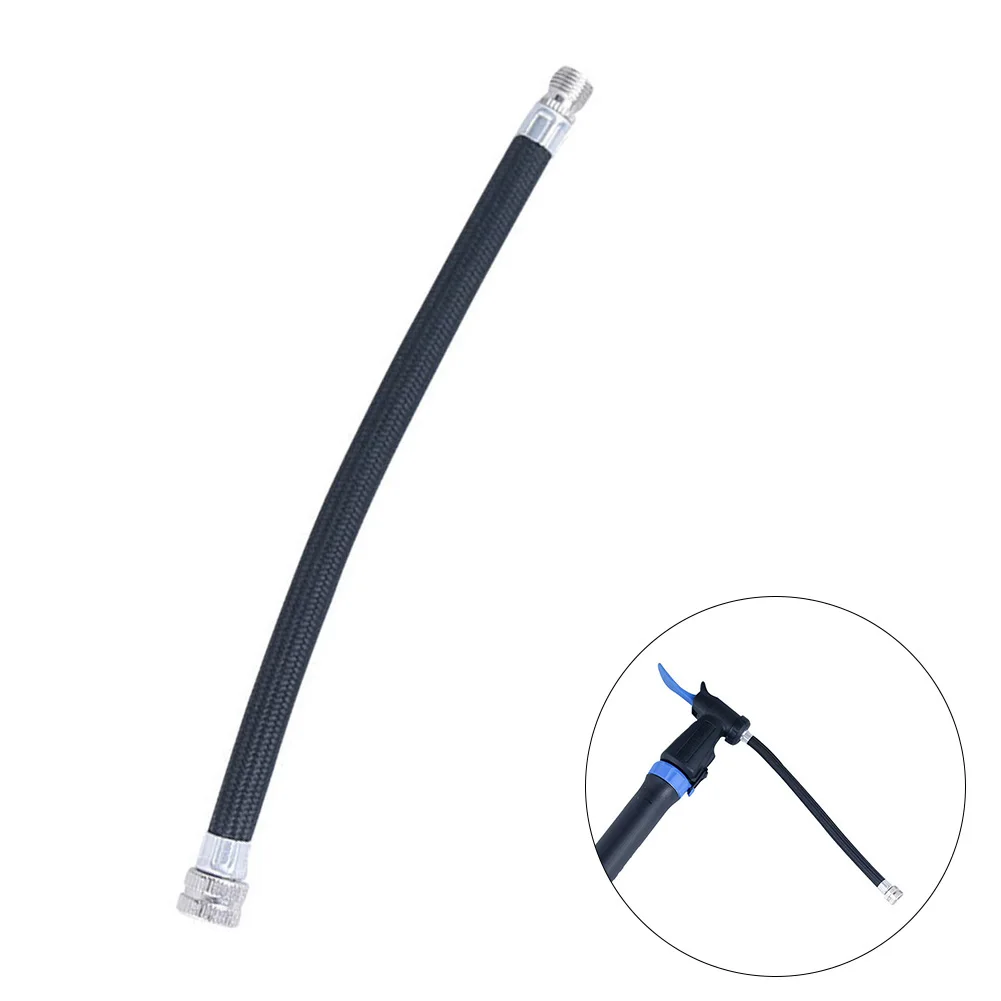 

Brand New Pump Extension Tube Bicycle Accessories To 300 PSI 1 PCS 15.5cm AV Tire Inflation Black Cycling Parts
