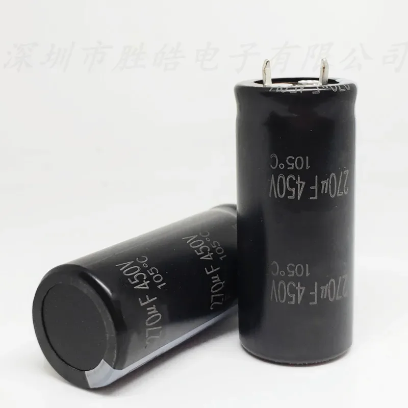 

（2PCS) 450V270Uf Volume：30X30mm 450V270uF Aluminum Electrolytic Capacitors High Quality