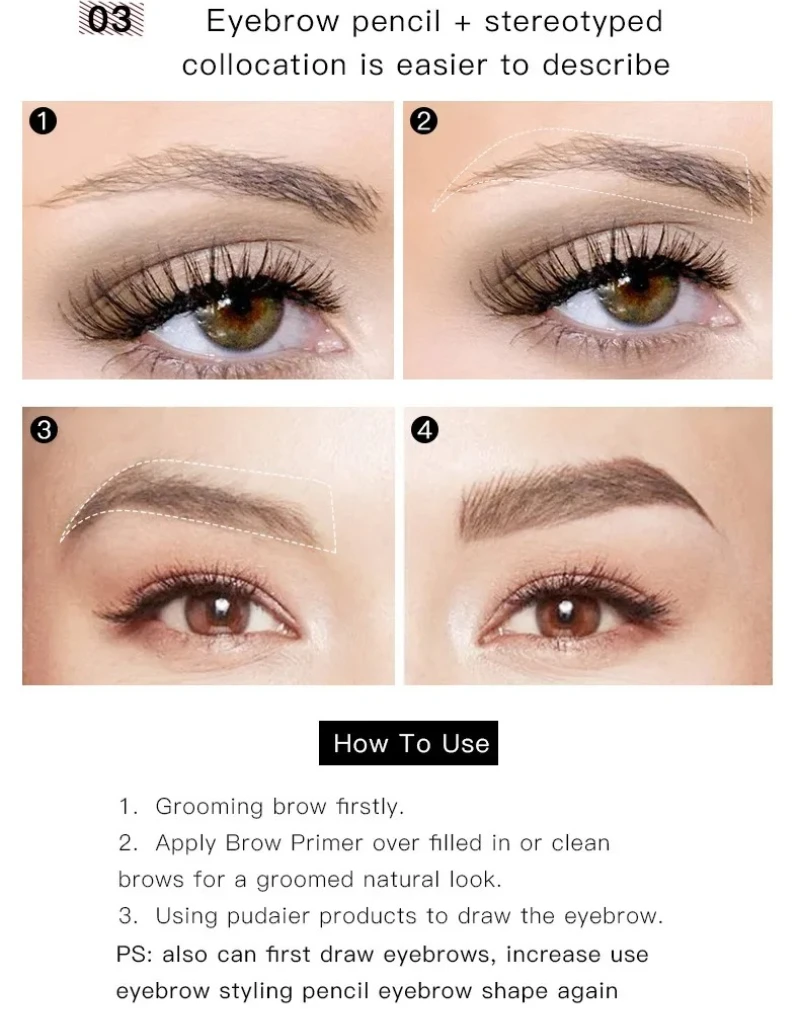 Envío Gratis, juego de lápices de cejas de Gel con estilo 3D, combinación de maquillaje 2 en 1, potenciador de cejas Natural, Kit de Geles, cosméticos