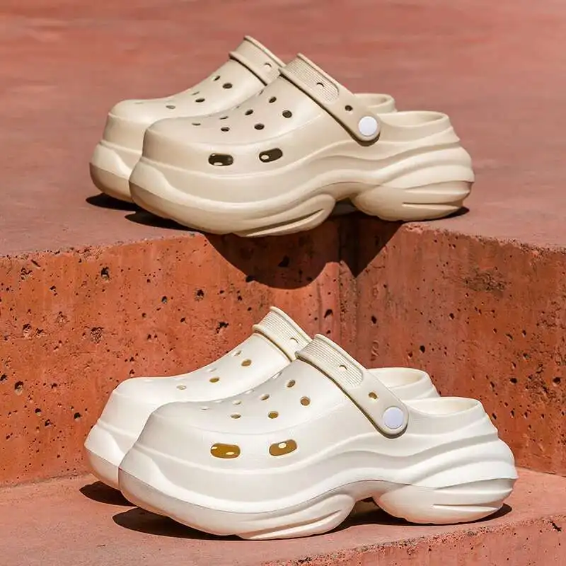 

Man Womne Slippers EVA Garden Shoes For Women 2025 Summer Sandals Anti Slip And Non Slippers For Couples